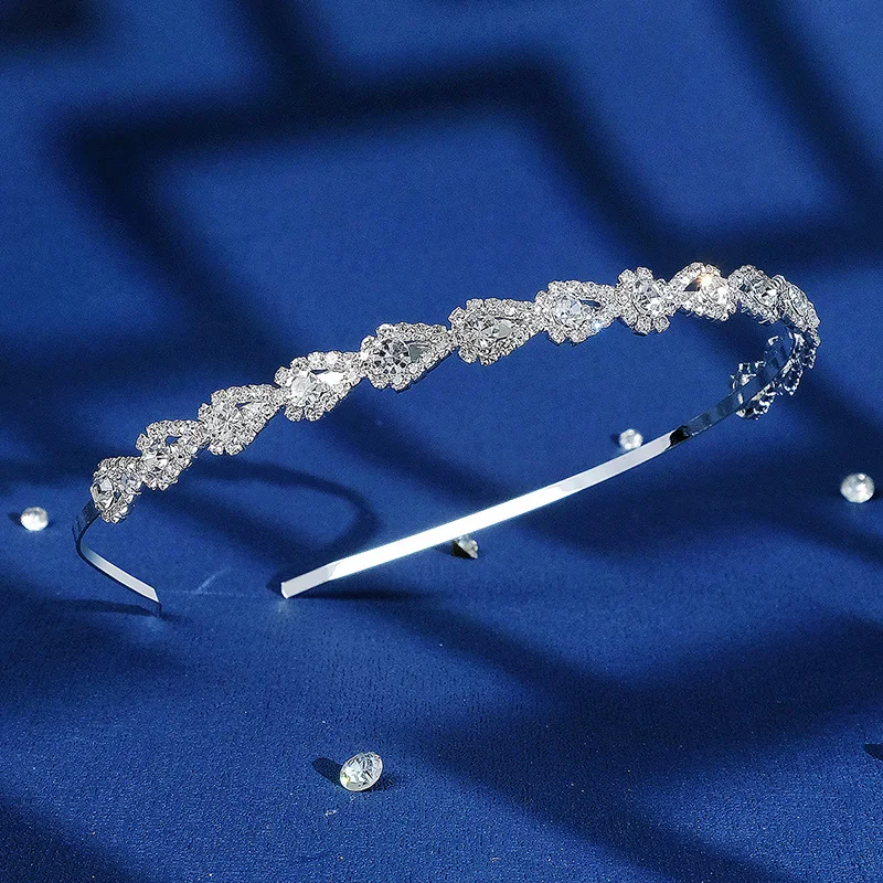 Обруч для волос MIallo Блестящий Женский элегантная Милая повязка на голову простой