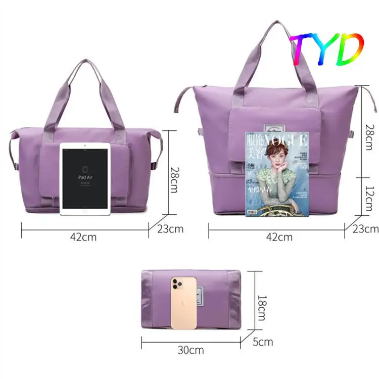 Folding Travel Bags Waterproof Tote Travel Luggage Bags for Women 2022 Large Capacity Multifunctional Travel Duffle Bags Handbag