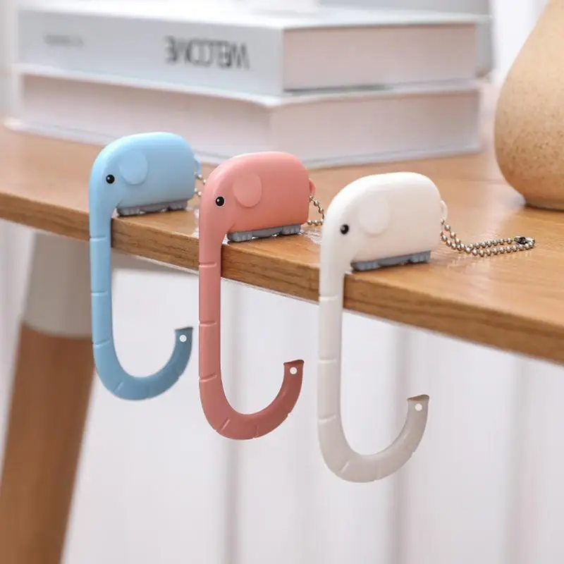 

Handbag Hooks for Tables Portable Purse Hook Hangers Elephant Design Table Bag Holders Women's Bag Handbag Hanger Holder