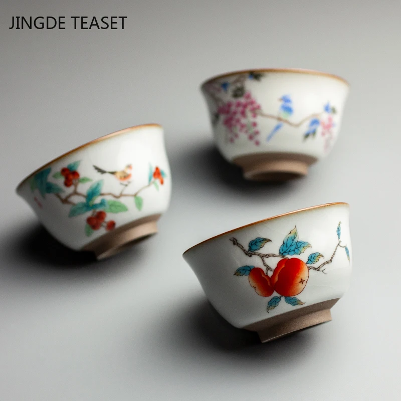 2 шт./лот китайская посуда для запекания чайные чашки антимасштабирование ручная