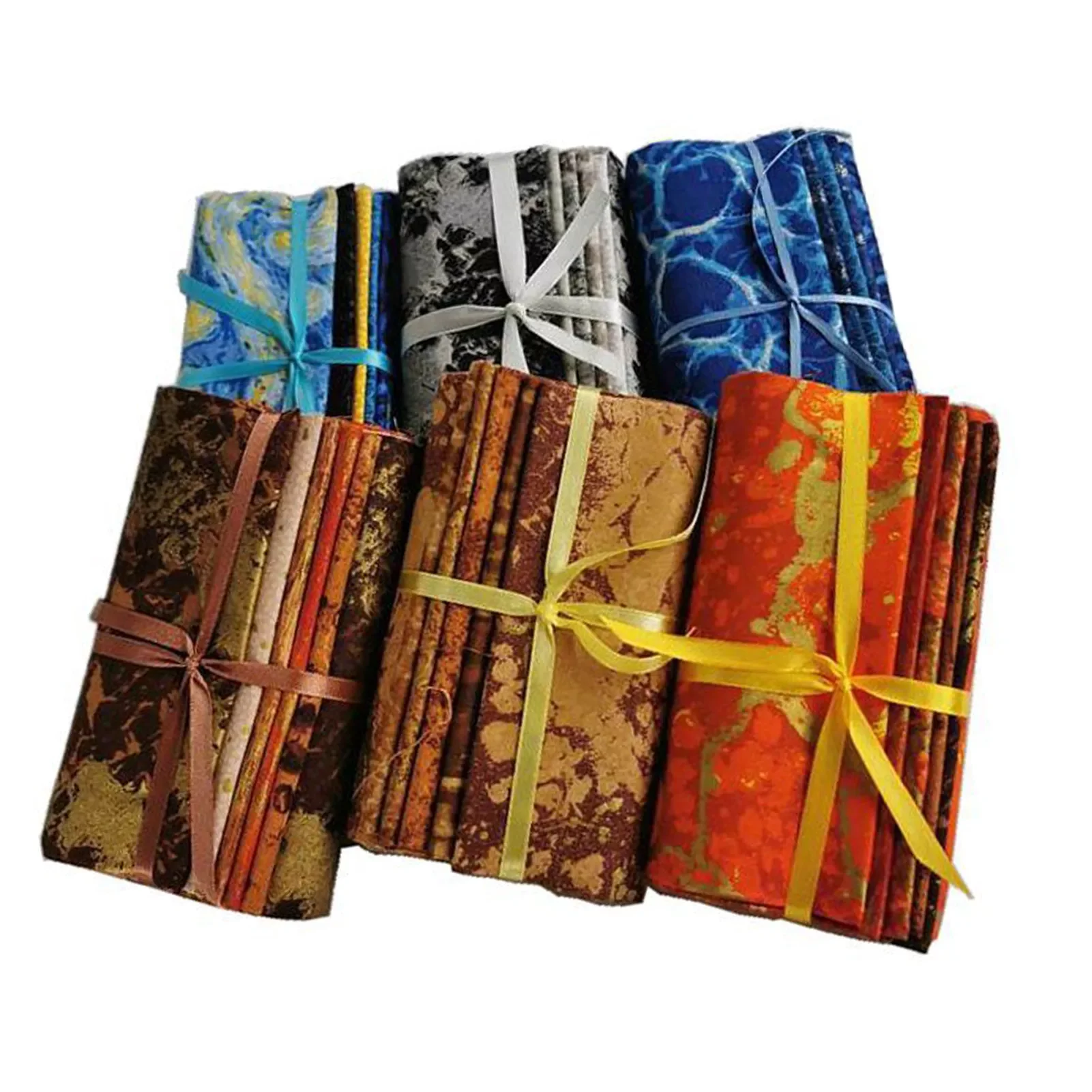 

Новинка 5 шт. 45x50 см хлопчатобумажная Лоскутная Ткань мягкая ткань для шитья для рукоделия импрессиониста хлопчатобумажная ткань ручной раб...