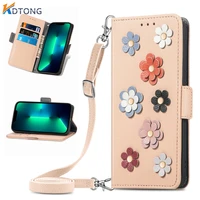 cute shoulder bag case for galaxy a73 a23 a13 a53 a33 a22 a72 a52 a82 a42 a32 a12 m12 flip leather wallet shockproof phone cover