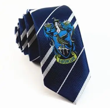 Галстук Harries School of Witchcraft and Wizardry uniform tie anime COS clothing полосатый значок Женские Мужские