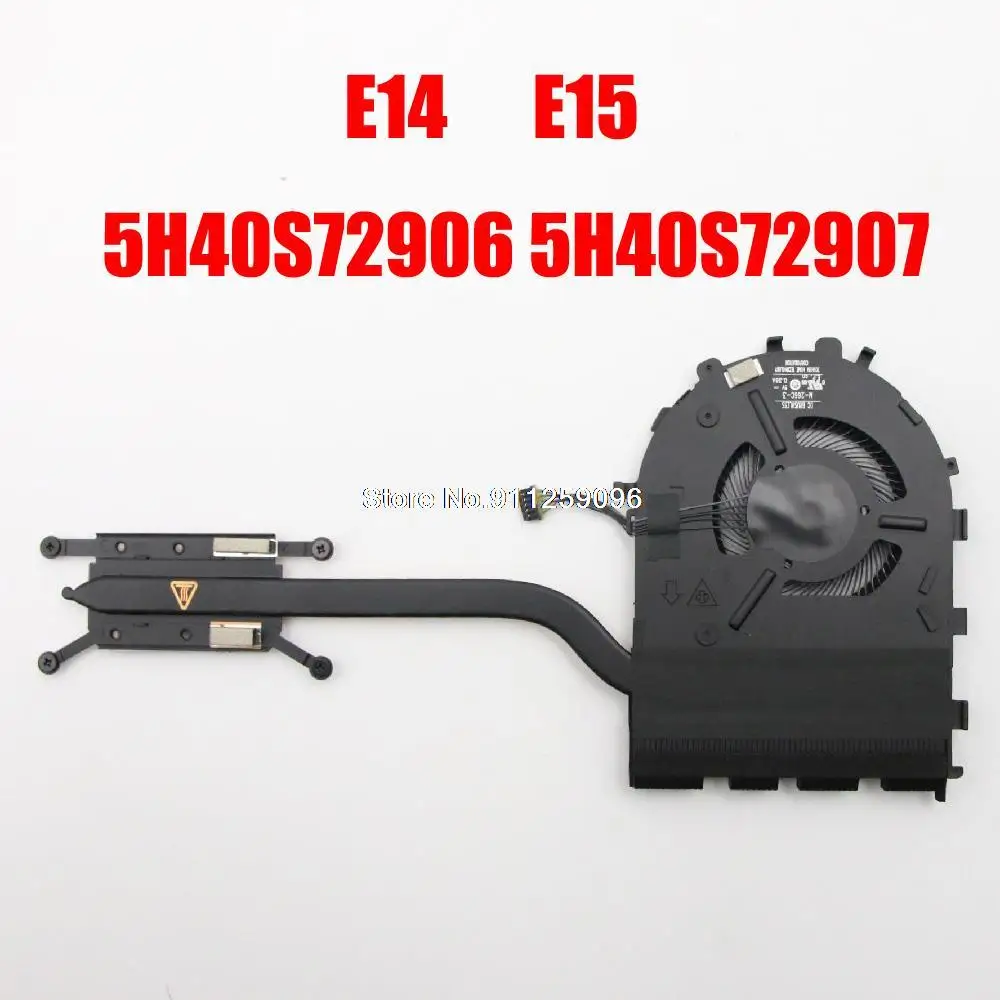 Вентилятор и радиатор для ноутбука Lenovo, для ThinkPad E14 (тип 20RA, 20RB) E15 (тип 20RD, 20RE) 5H40S72906 5H40S72907 FE4A0 UMA, Новинка