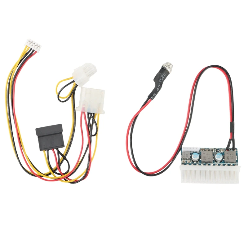 

24Pin 160W DC 12V Pico ATX Switch PSU Car Auto Mini ITX High Power Supply Module for BTC Mining and ITX Chassis