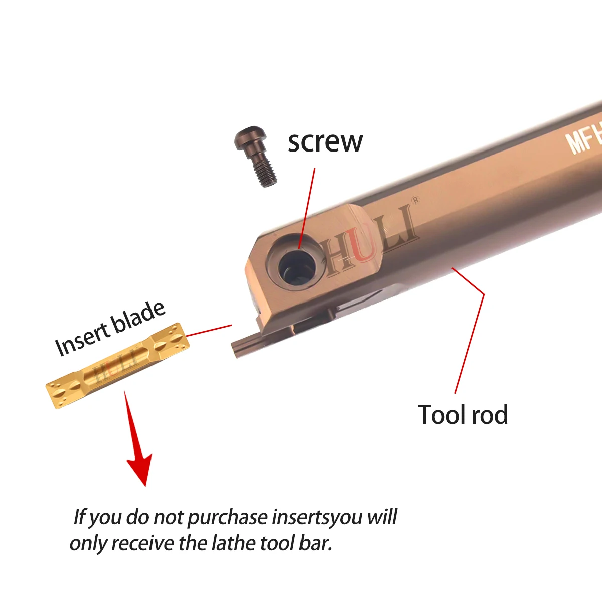Режущая вставка MGMN200/300/400-M используемая для MFHR320/420 токарных станков с ЧПУ