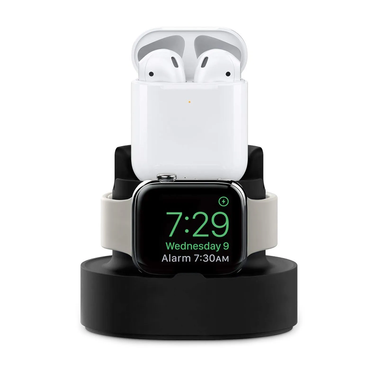 Силиконовая подставка для беспроводного зарядного устройства apple wathch 3 в 1