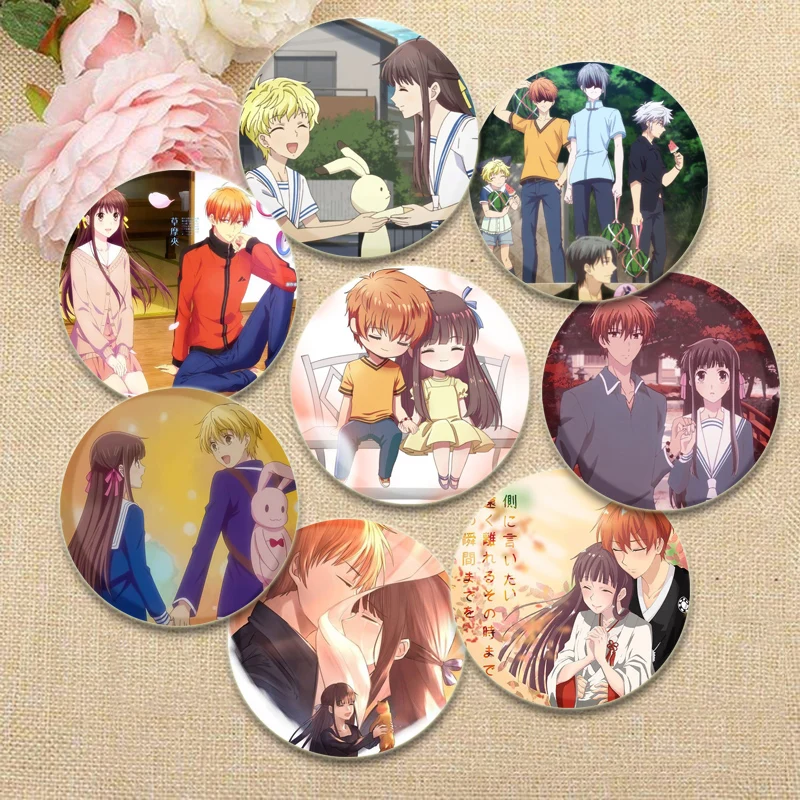 Броши Fruits Basket Souma Kyo Honda Tohru