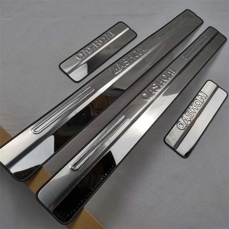 

for Nissan Qashqai 2008-2021 Stainless Scuff Plate Door Sill Entry Panel Cover Threshold Strip Welcome Pedal Trims