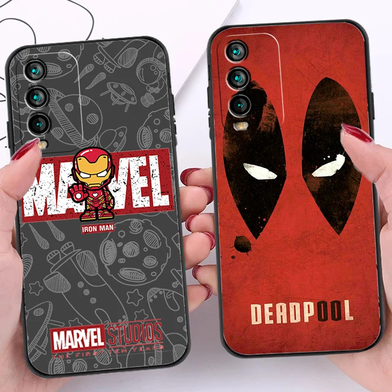 

Marvel Iron Man Spiderman Phone Cases For Xiaomi Redmi 9AT 9 9T 9A 9C Redmi Note 9 9 Pro 9S 9 Pro 5G Back Cover Carcasa Funda