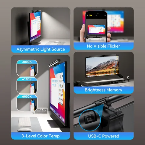 Vention светодиодная панель для монитора 3 цвета