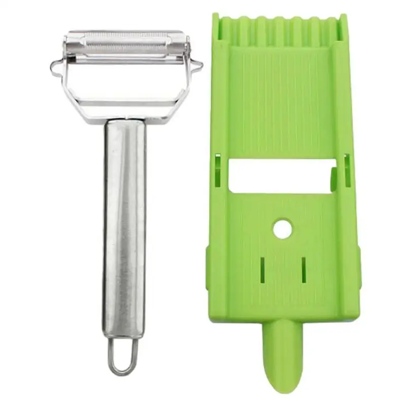 

Овощерезка и нож для моркови, кухонная Овощечистка из нержавеющей стали, не скользит