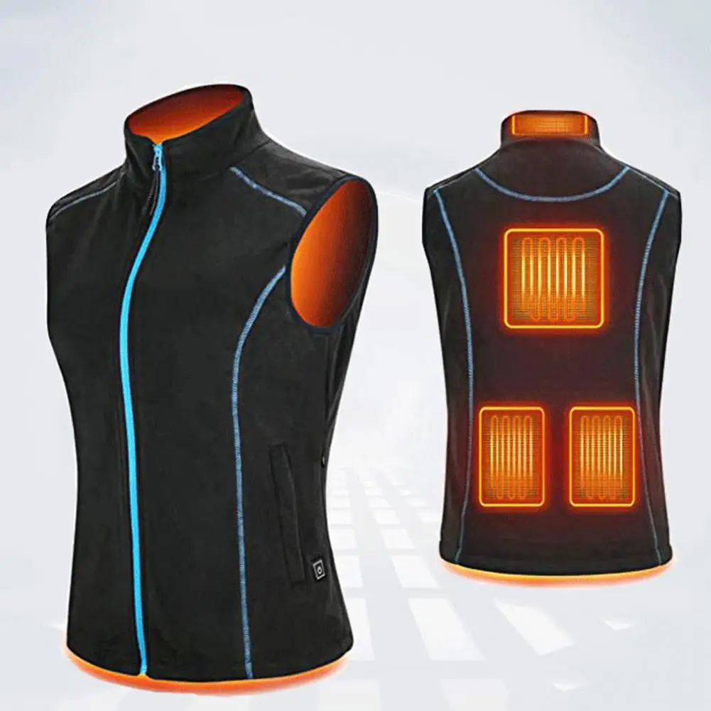 

Женский зимний теплый жилет с флисовой подкладкой и зарядкой от USB