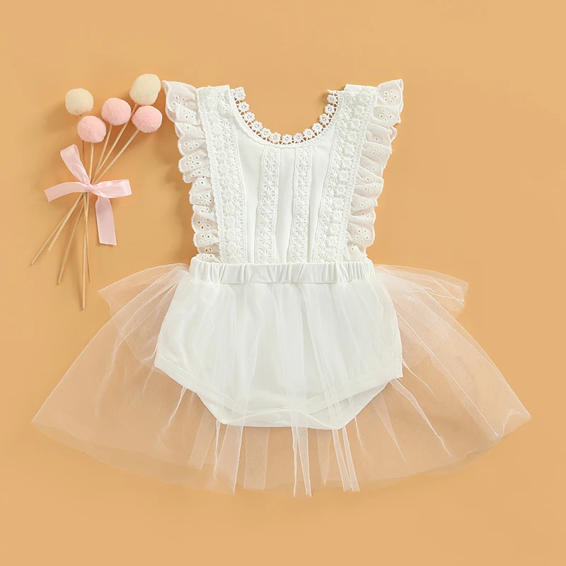 

Ma&Baby 0-24M Princess Newborn Infant Baby Girls Rompers Lace Ruffle Jumpsuit Summer Playsuit Sunsuit Birthday Costumes D35