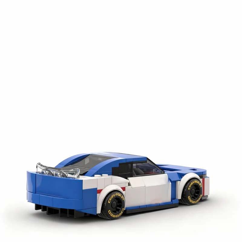 Фото 335 деталей MOC City Champions NASCAR Next Gen Number 5 Hendrick Cars, модель-конструктор, архитектурные блоки, рождественские подарки, кирпичики №3