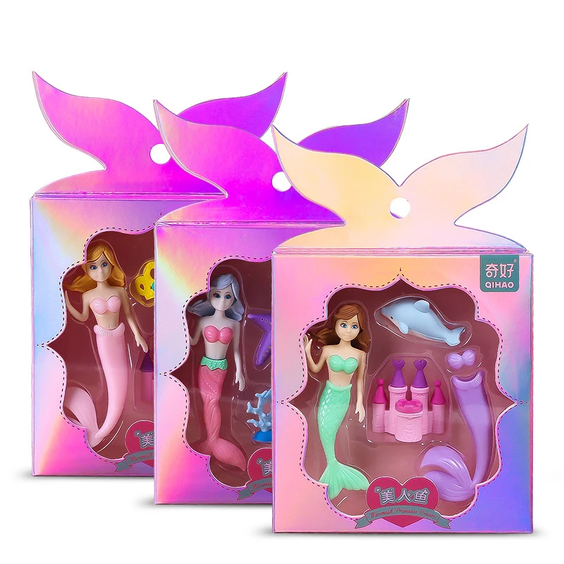 

Cartoon Rubber Set Gift Box Removable Primary School Stationery