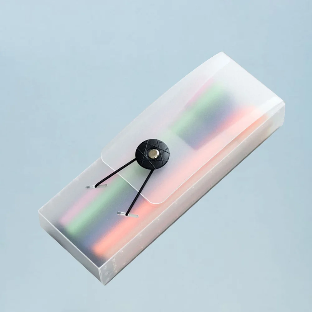 

Многофункциональный полупрозрачный чехол, 3 шт., канцелярские принадлежности для школы и офиса