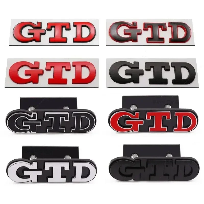 Фото 3D металлическая эмблема GTD, наклейка на переднюю решетку и задний багажник автомобиля для Volkswagen VW POLO Golf 4 5 6 7 7 MK2 MK4 MK5 MK6 MK7 MK8 №2