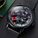 SANDA Men Rim Hub Watch Custom Design Car Wrist Watch Stainless Steel Custom not Printing Wheel Rim Hub Rotating Dial Watches Other Image