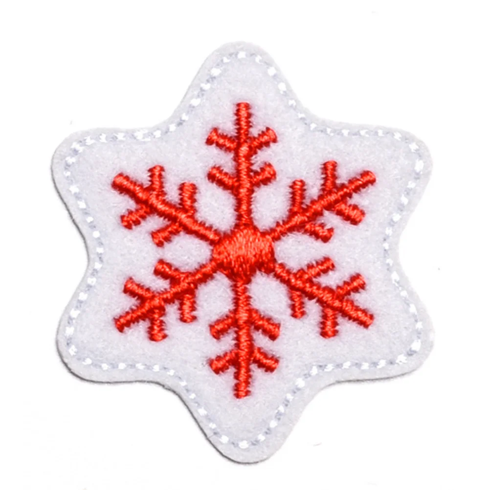 

Christmas Clothing Appliques Sewing Xmasembroidered Patch Dress Applique Cloth Stickers Repair Diymaking Hole Themed Crafts