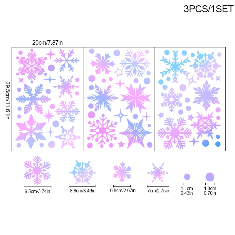 

Светящиеся снежинки наклейки на окна xunyihappy
