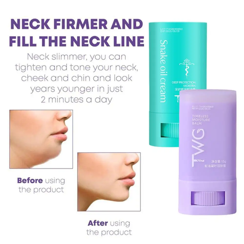 

15g Snake Oil Beeswax Anti-wrinkle Deep Nourish Lift Stick Hand Anti-Aging Stick Facial Multi-Balm Moisturizing Cream Body V3R3