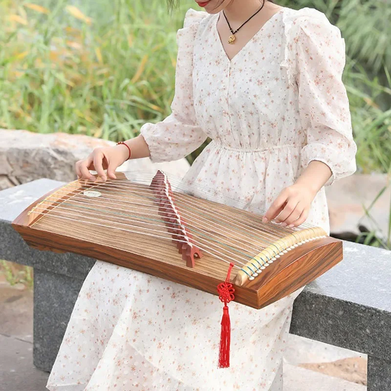 21 струна Guzheng портативный для детей начинающих Guqin Профессиональный традиционный