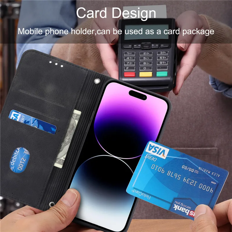 Новый стильный кожаный чехол-кошелек с откидной крышкой для Samsung Galaxy A33 A53 A13 4G A23