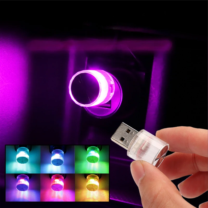

USB-лампа для создания атмосферы в интерьере автомобиля