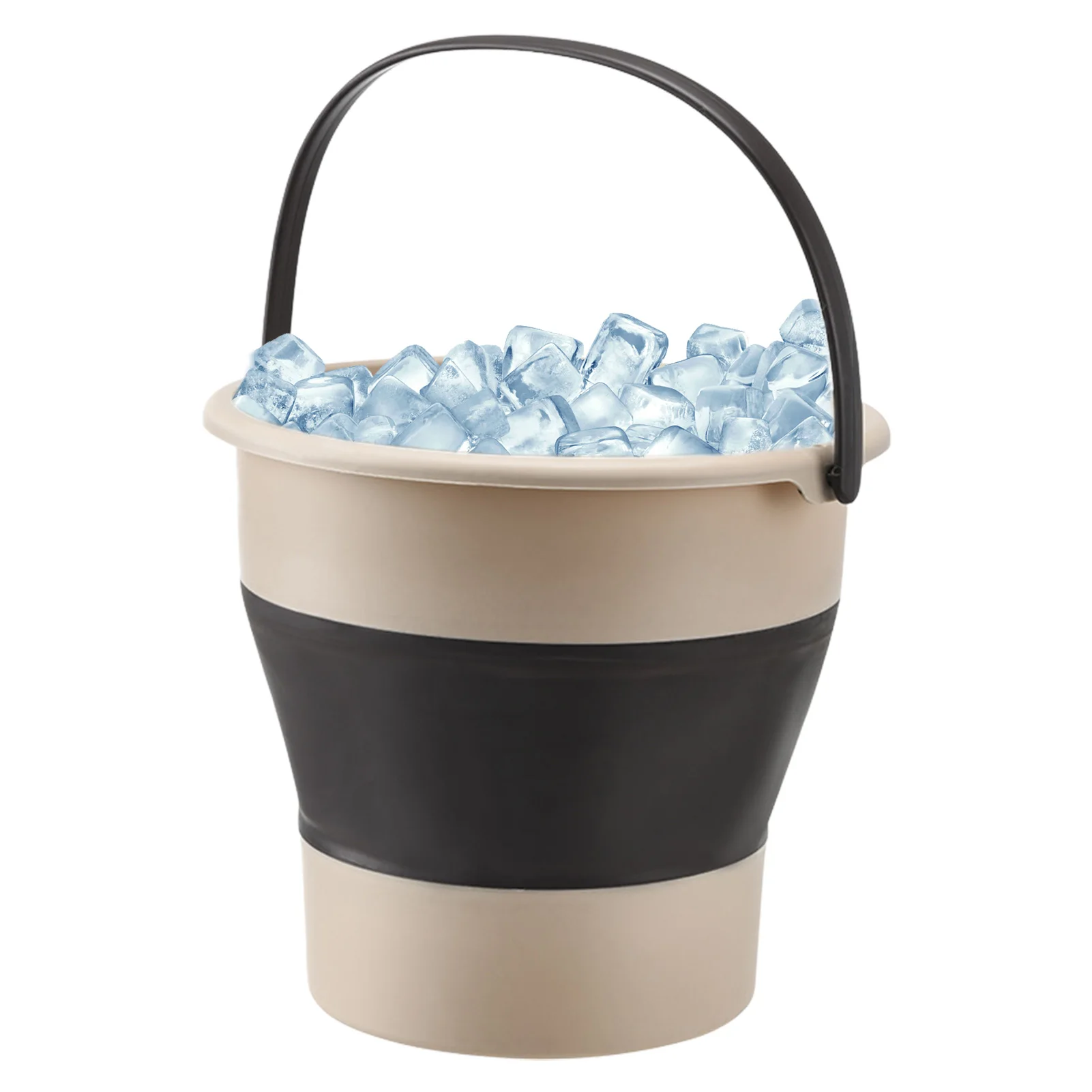 

10L Folding Water Bucket Laundry Basket Clothes Storage Bucket Home Bathroom Products Travel Car Wash Bucket Household Storage