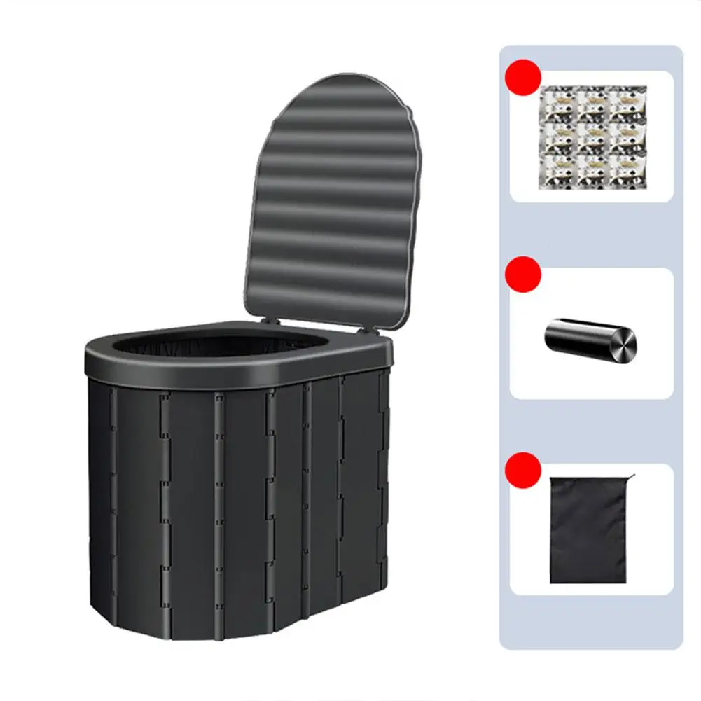 Складная Встроенная портативная мусорная корзина для автомобиля уличный