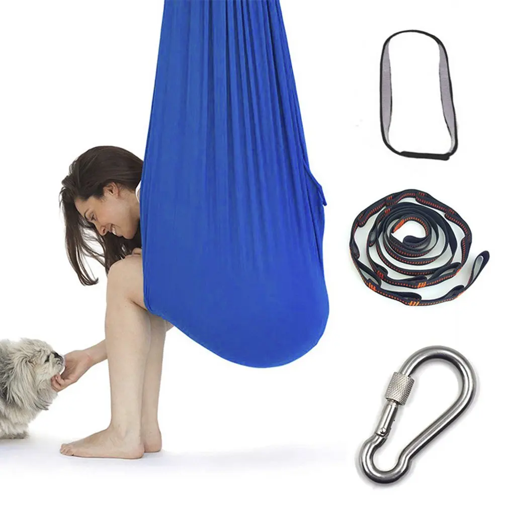 

Children's Elastic Hammock Indoor And Outdoor Elastic Swing Bed Aerial Yoga Training Belt Comfortable Hammock