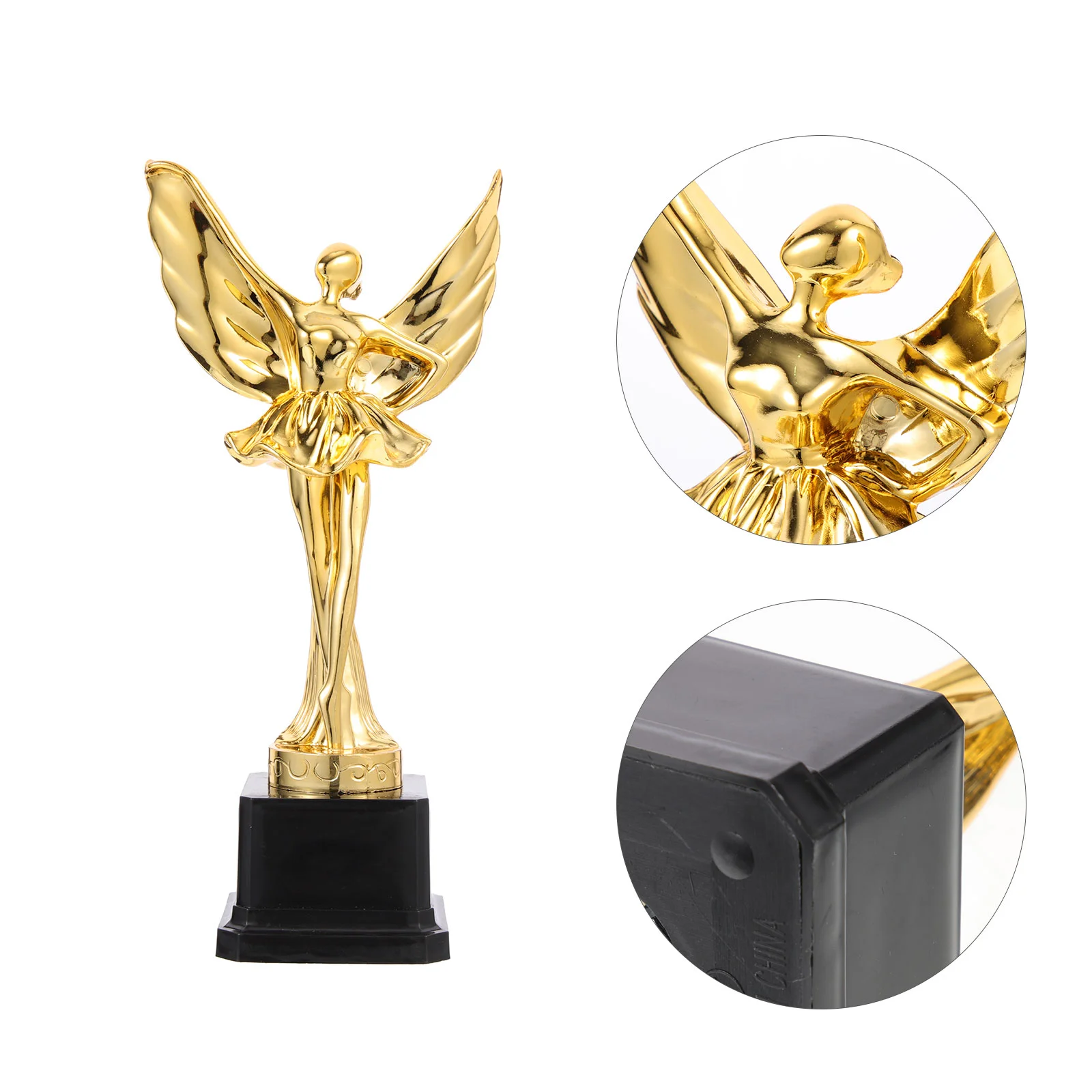 

Dance Trophy Golden Girls Gifts Kids Prize Delicate Cup Match Abs Shaped Color Child Ballet