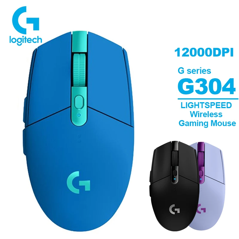 

Logitech G304 Gaming Mouse LIGHTSPEED Wireless HERO Engine with 12000DPI 1MS Report Rate for LOL PUBG Fortnite Overwatch CSGO