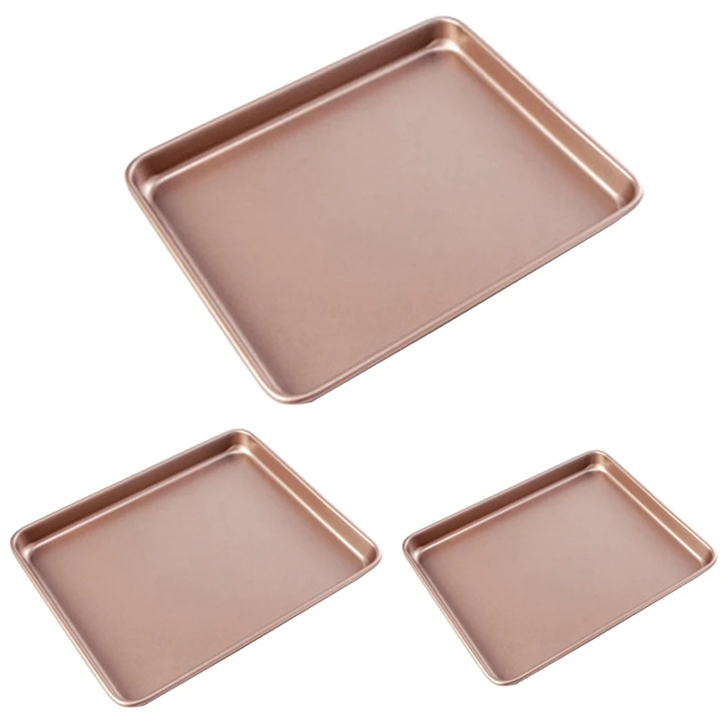 

Stainless Steel Rectangular Food Trays Barbecue Fruit Bread Storage Plate Kitchen Steamed Deep Pans Dish Bakeware