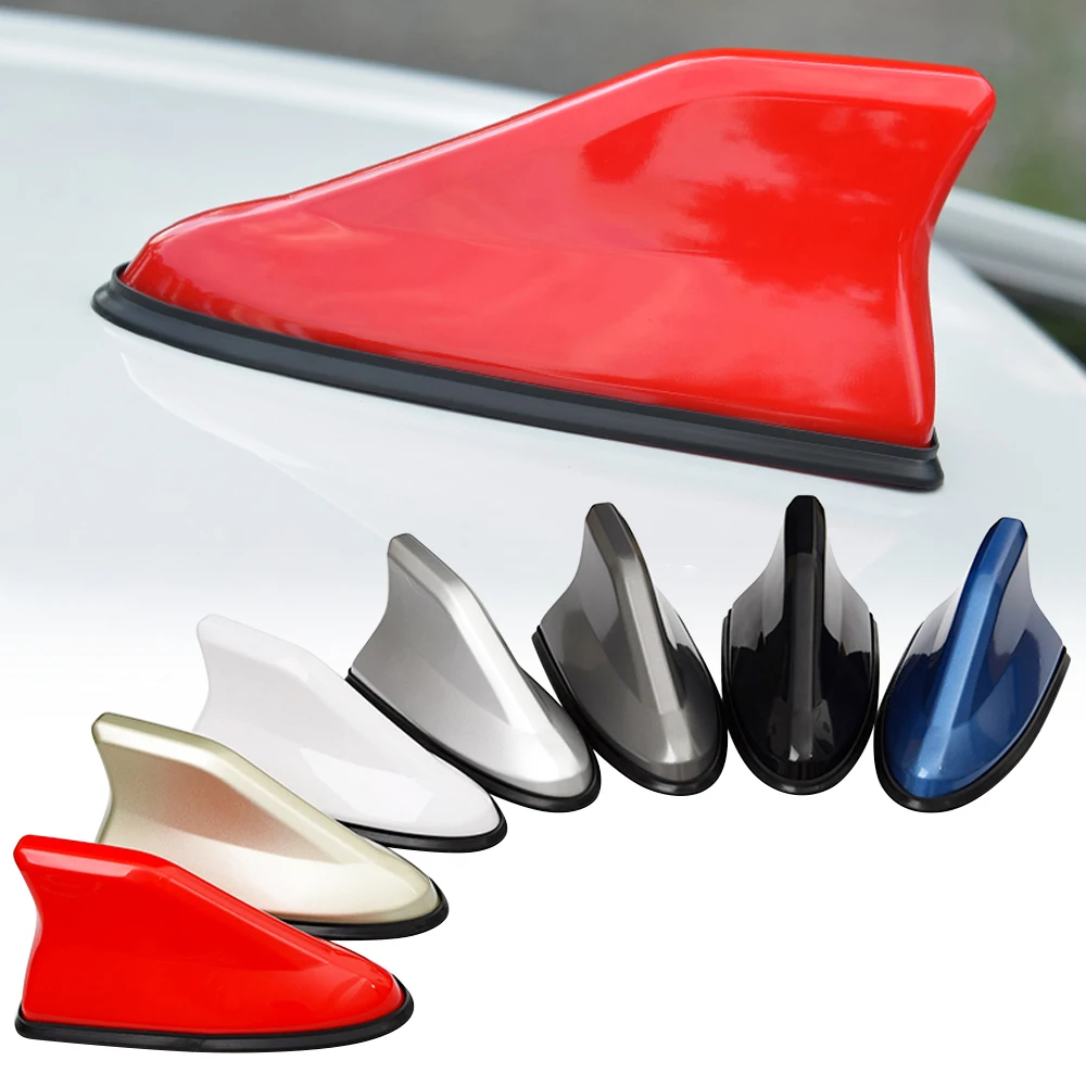

new Signal Amplifier Car Radio Shark Fin Antenna for Car Tire Air Chuck