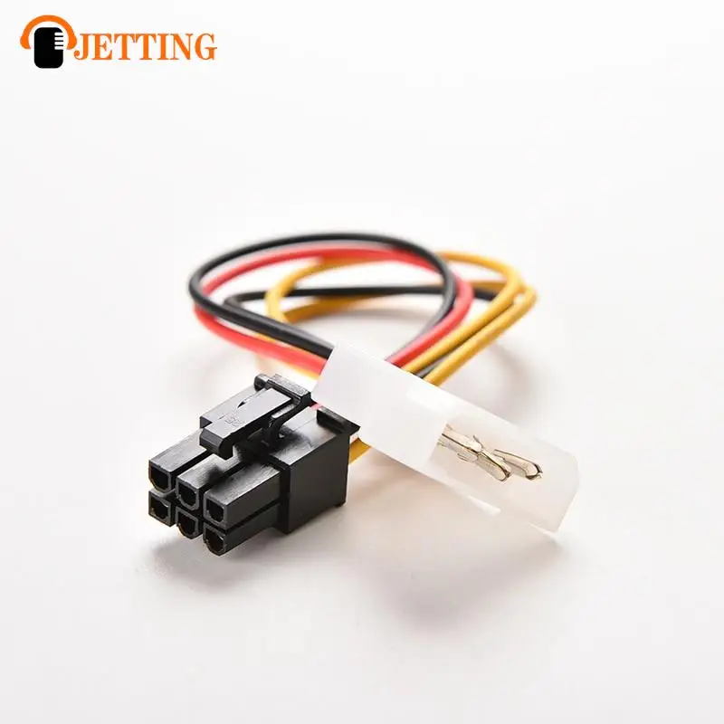 

Адаптер для кабеля ПК Видеокарта коннектор кабель преобразователь шнур 1 шт. 17 см 4 контакта Molex IDE на 6 контактов PCI-E блок питания для графической карты