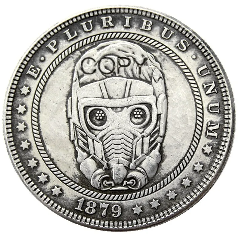 

Посеребренные копии монет HB(46) US Hobo 1879