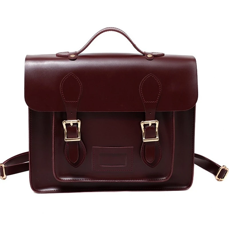 

Vintage Large Capacity Women's Backpack High Quality PU Leather Female Shoulder Bag Travel Knapsack Bags Lady's New Handbags