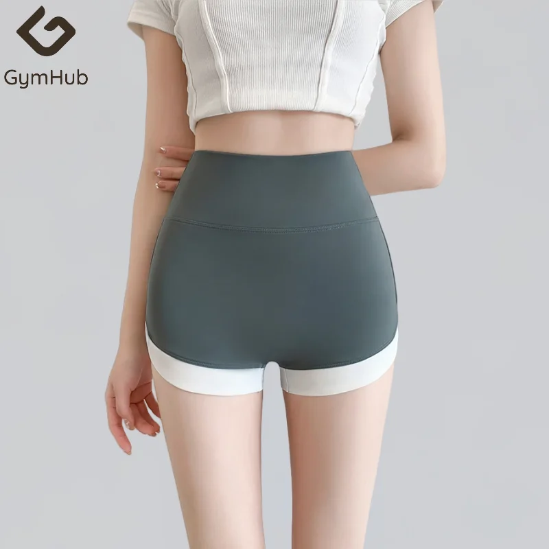 GymHUB Спортивные шорты Новые велосипедные беговые леггинсы для фитнеса с высокой