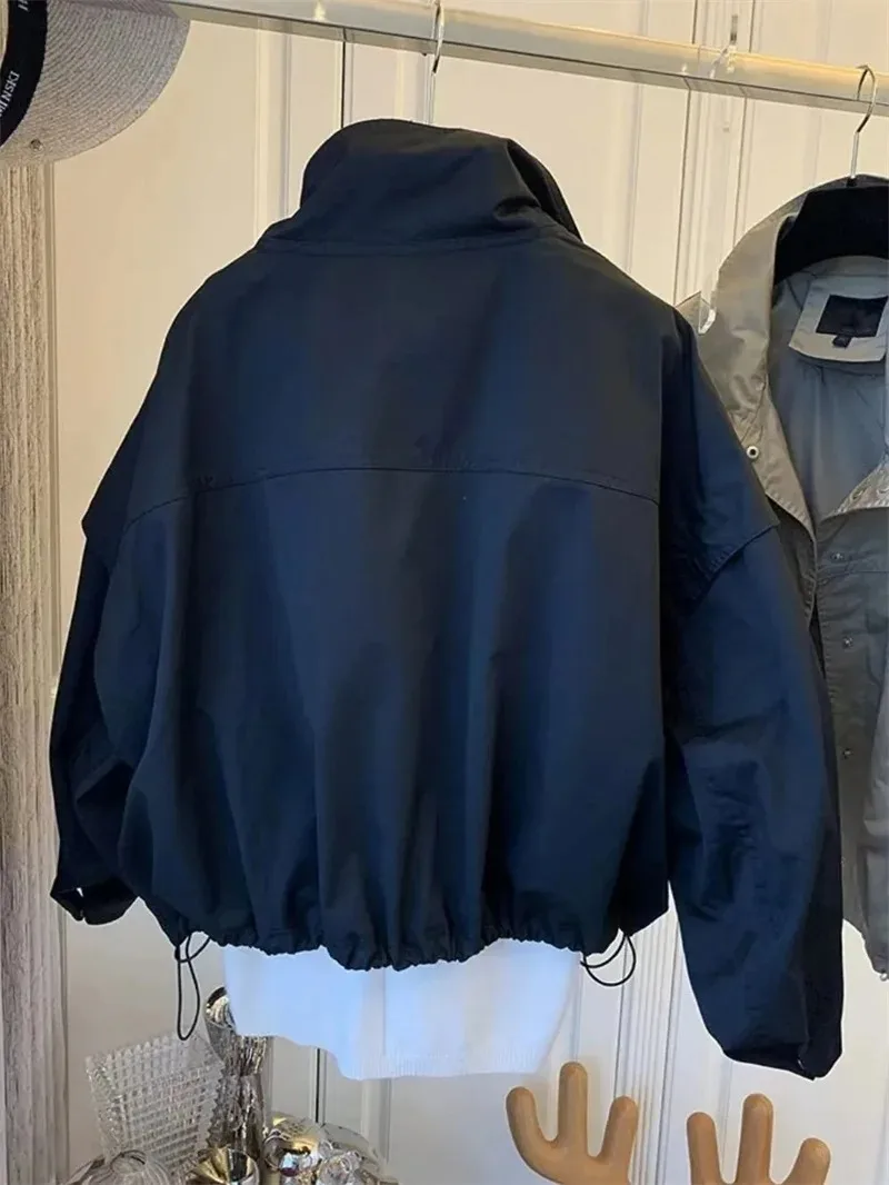 Женская однотонная куртка элегантное пальто с отложным воротником и длинным