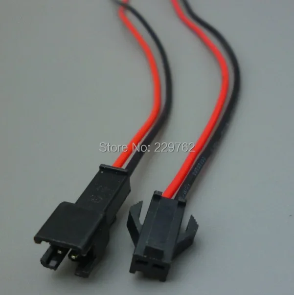 Shhworldsea 50 комплектов JST 2 54 мм SM 2-контактный многоконтактный разъем с проводом (50 шт.