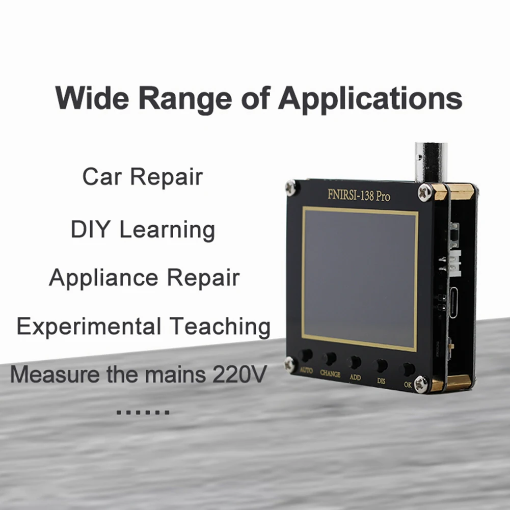Ручной цифровой осциллограф FNIRSI 138pro регулировка PWM обновление прошивки с 3