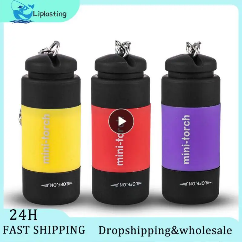 

Super bright mini flashlight USB rechargeable pocket Keychain small flashlight LED strong light waterproof Travel Portable