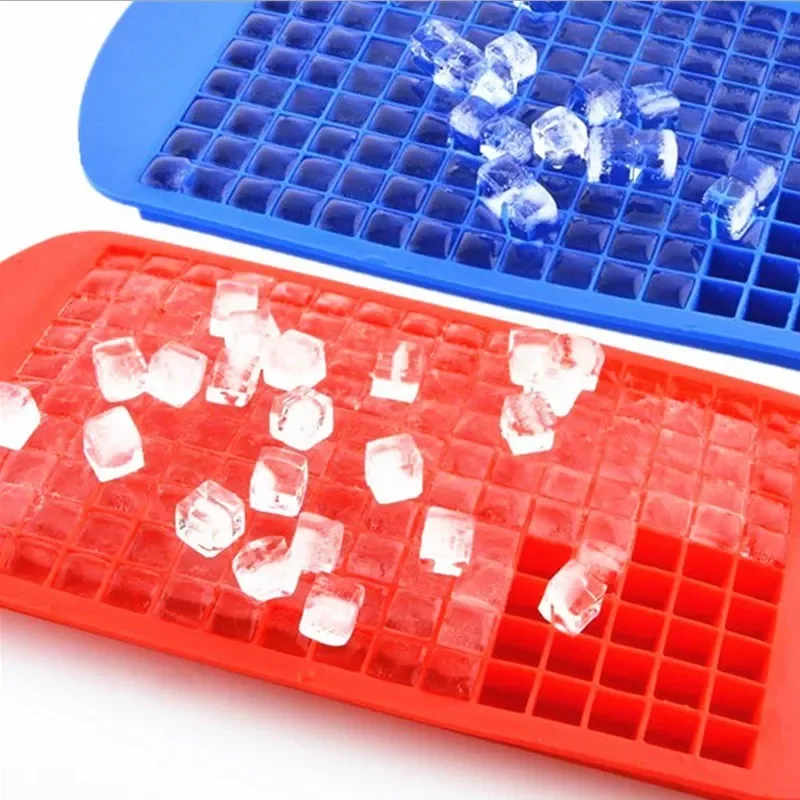 

NEW Silicone Ice Cube Mold 160 Grids Ice Cube Maker Square Shape Ice Tray DIY Creative Small mini Ice Cube Molds Kitchen Accesso