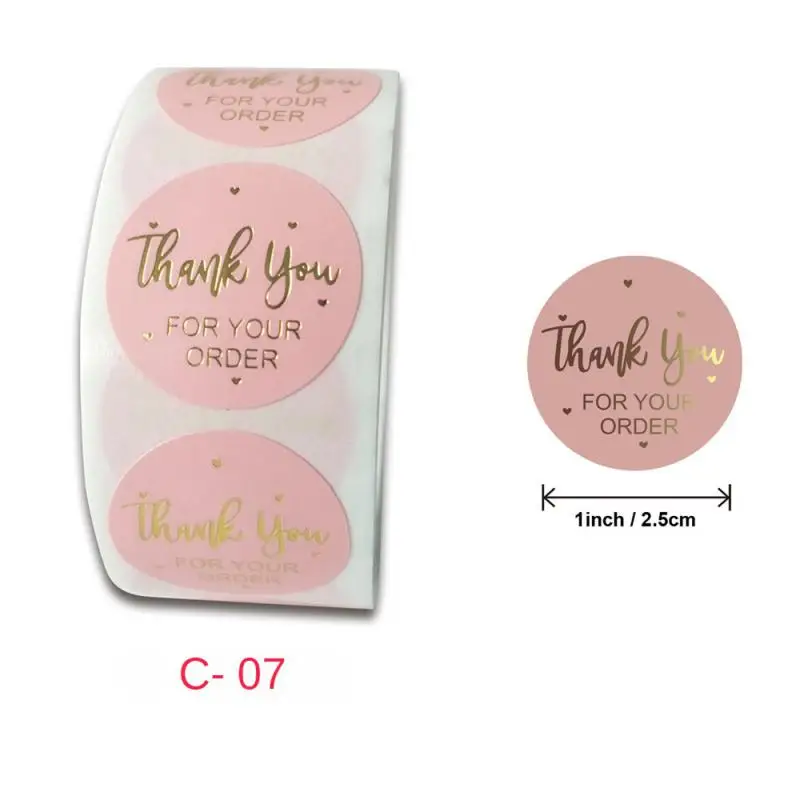 

Diy Gift Pink Gilded Sticker Round Gift Seal Roll Gilding 90 Pieces/batch Of New Gold Lace Label Paper Nail Decal Enhancement