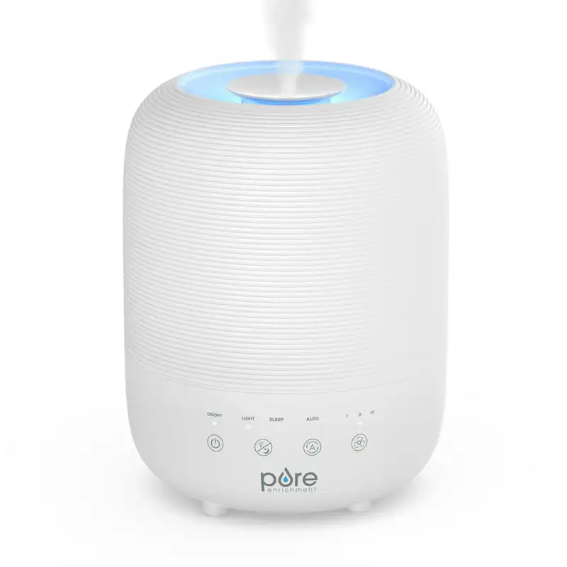 

Home Appliance  HUME Sense Top Fill Humidifier -Auto Mode Humidity Sensor 3 Mist Settings Patented Magnetic Suspension Opti