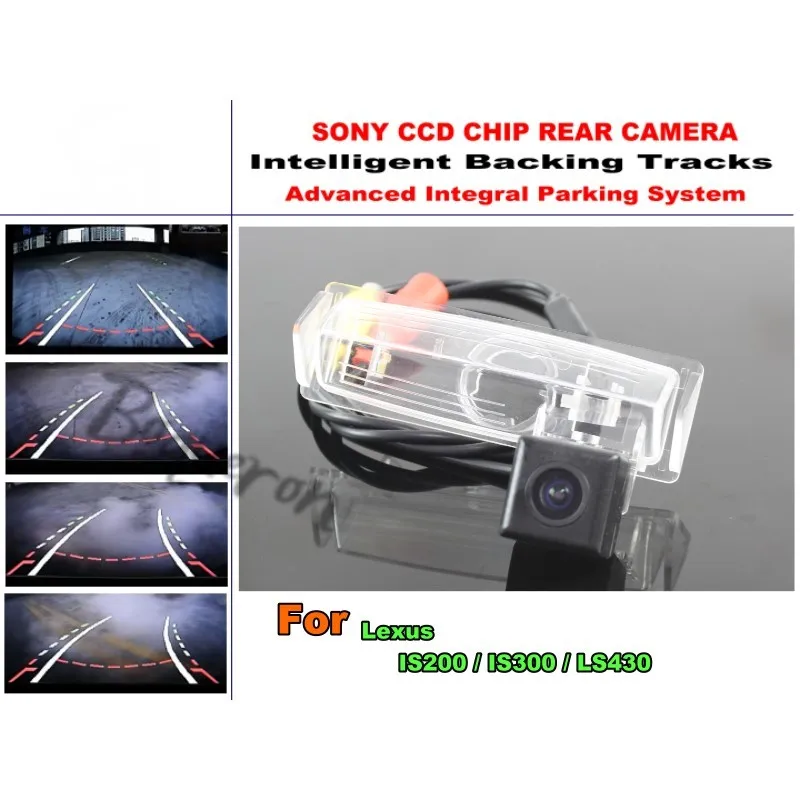 

Car Intelligent Parking Tracks Camera / For Lexus IS200 / IS300 / LS430 HD Back up Reverse Camera / Rear View Camera