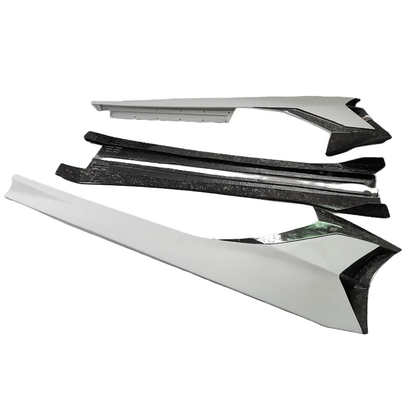 Используется для Lamborghini Aventador Lp700 Lp720 полууглеродное волокно кованый узор боковые