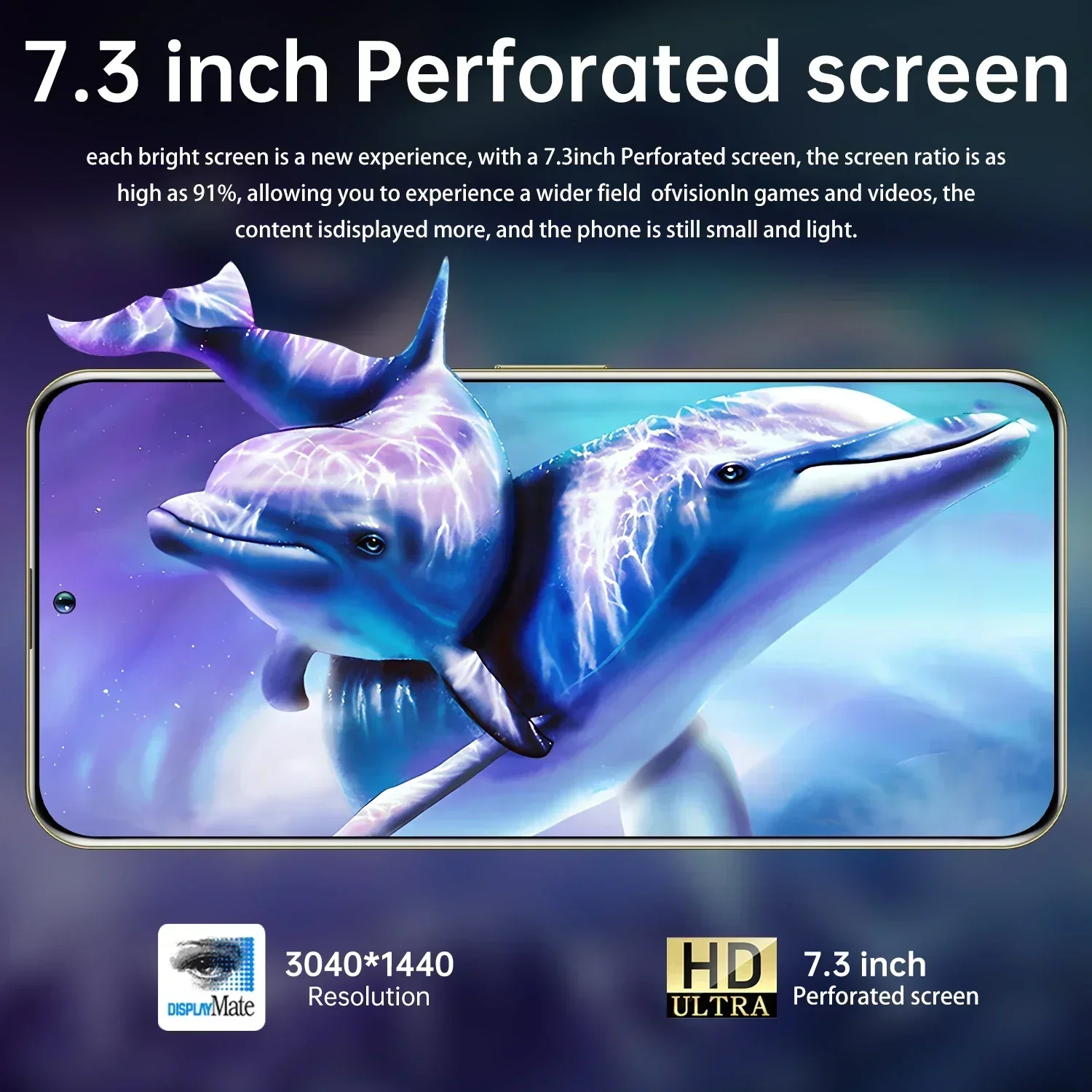 Новый глобальный смартфон S26 Ultra с экраном 7 3 HD 22G + 2 ТБ 8000 мАч Android14 Celulare 5G двойной